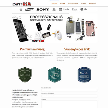 Egyedi Weboldal Készítés -2